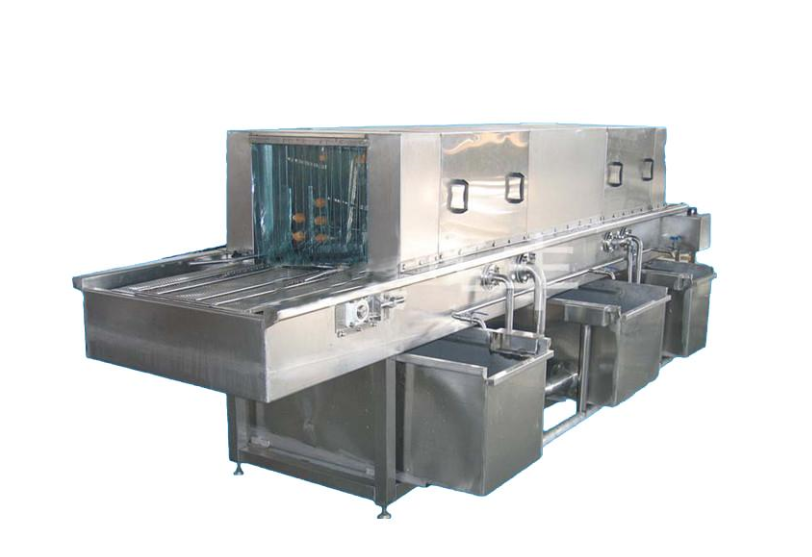 周轉(zhuǎn)箱通過(guò)式高壓噴淋清洗機(jī)