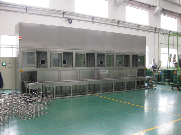 全自動(dòng)龍門(mén)式超聲波清洗機(jī)